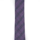 Calvin Klein Men's Graphite Classic Plaid Tie Purple Size Regular
