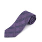 Calvin Klein Men's Graphite Classic Plaid Tie Purple Size Regular