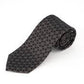 Calvin Klein Men's Classic Medallion Silk Tie Black Size Regular