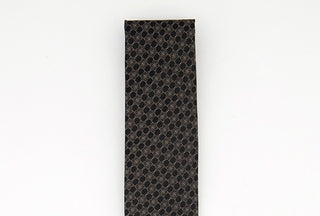 Calvin Klein Men's Classic Medallion Silk Tie Black Size Regular