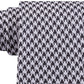 Calvin Klein Men's Jewel Slim Houndstooth Tie Black Size Regular