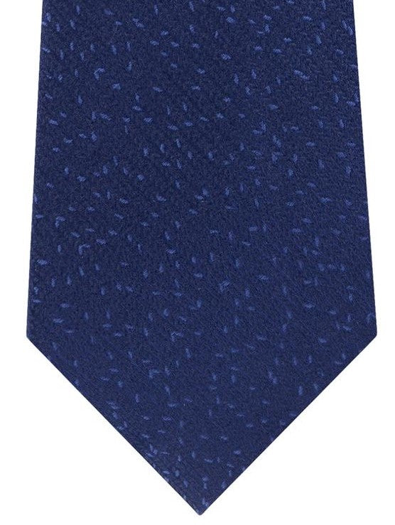 Calvin Klein Men's Slim Knit Silk Tie Blue Size Regular