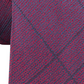 Calvin Klein Men's Slim Knit Plaid Silk Tie Red Size Regular