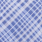 Calvin Klein Men's Contrast Plaid Slim Tie Navy Size Regular