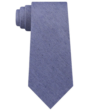 Calvin Klein Men's Denim Solid Slim Tie Navy Size Regular