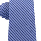 Calvin Klein Men's Slim Stripe Silk Tie Navy Size Regular