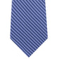 Calvin Klein Men's Slim Stripe Silk Tie Navy Size Regular