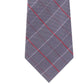 Calvin Klein Men's Holly Slim Check Silk Tie Gray Size Regular