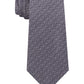 Calvin Klein Men's Linear Hex-Dot Silk Tie Gray Size Regular