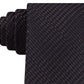 Calvin Klein Men's Metallic Micro Grid Tie Black Size Regular