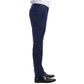 Sean Alexander Men's Stretch Ultra Slim Fit Trousers Navy Size 38