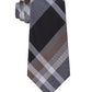 Kenneth Cole Reaction Men's Tre Plaid Tie Black Size Regular