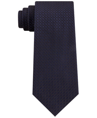 Kenneth Cole Reaction Men's Slim Iridescent Geo Tie Navy Size Regular