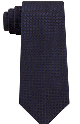 Kenneth Cole Reaction Men's Slim Iridescent Geo Tie Navy Size Regular