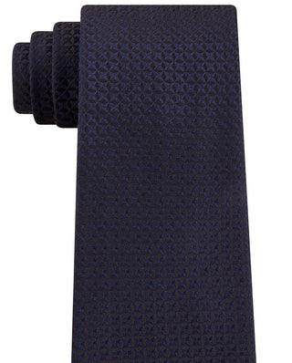 Kenneth Cole Reaction Men's Slim Iridescent Geo Tie Navy Size Regular