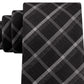 Kenneth Cole Reaction Men's Stone Classic Plaid Tie Black Size Regular