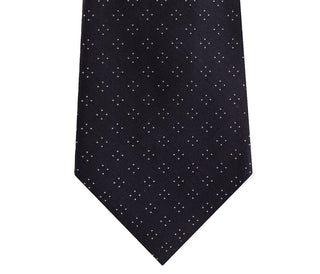 Kenneth Cole Reaction Men's Slim Open Square Geo Tie Black Size Regular