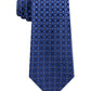 Kenneth Cole Reaction Men's Mosaic Slim Geo Tie Navy Size Regular