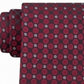 Kenneth Cole Reaction Men's Mosaic Slim Geo Tie Red Size Regular