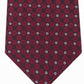 Kenneth Cole Reaction Men's Mosaic Slim Geo Tie Red Size Regular