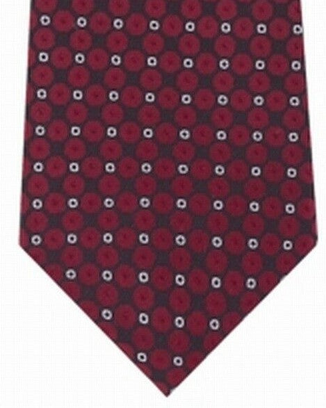 Kenneth Cole Reaction Men's Mosaic Slim Geo Tie Red Size Regular