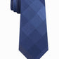 Kenneth Cole Reaction Men's Slim Dot Check Tie Blue Size Regular