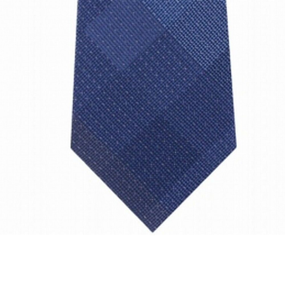 Kenneth Cole Reaction Men's Slim Dot Check Tie Blue Size Regular