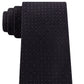 Kenneth Cole Reaction Men's Slim Metallic Neat Tie Black Size Regular