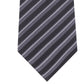 Kenneth Cole Reaction Men's Block Stripe Slim Tie Black Size Regular