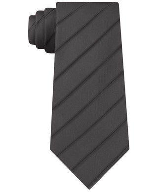 Kenneth Cole Reaction Men's Slim Iridescent Stripe Tie Gray Size Regular
