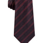 Kenneth Cole Reaction Men's Slim Metallic Dot Stripe Tie Red Size Regular