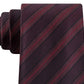 Kenneth Cole Reaction Men's Slim Metallic Dot Stripe Tie Red Size Regular