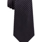 Kenneth Cole Reaction Men's Slim Stripe Tie Black Size Regular