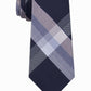 Kenneth Cole Reaction Men's Parkway Slim Plaid Tie Black Size Regular