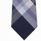 Kenneth Cole Reaction Men's Parkway Slim Plaid Tie Black Size Regular
