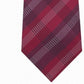 Kenneth Cole Reaction Men's Slim Plaid Tie Red Size Regular