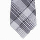 Kenneth Cole Reaction Men's Turning Point Plaid Slim Tie Gray Size Regular