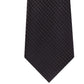 Kenneth Cole Reaction Men's Slim Fine Metallic Grid Tie Black Size Regular