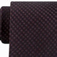 Kenneth Cole Reaction Men's Slim Fine Metallic Grid Tie Red Size Regular