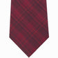 Kenneth Cole Reaction Men's Slim Tonal Iridescent Check Tie Red One Size