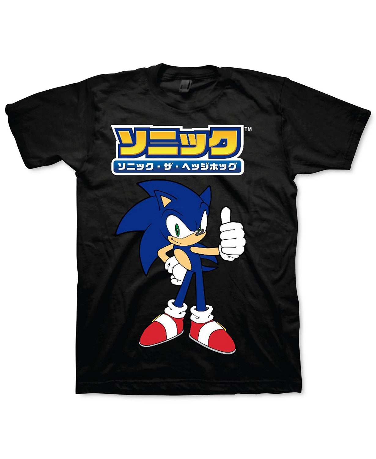 Freeze 24-7 Men's Slim-Fit Sonic Kanji Graphic T-Shirt Black Size Large