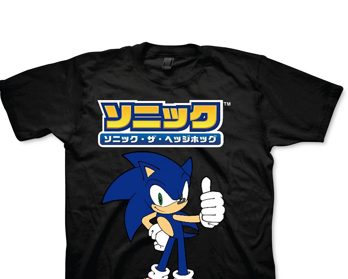 Freeze 24-7 Men's Slim-Fit Sonic Kanji Graphic T-Shirt Black Size Large