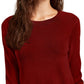 Planet Gold Juniors' Crewneck Sweater Red Size Small