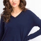 Planet Juniors' V-Neck Sweater Blue Size Small