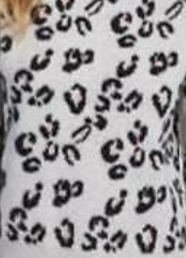 Planet Gold Women's Animal-Print Sweater Gray Size X-Small