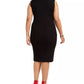 Planet Gold Women's Trendy Plus Size Lace-Up Bodycon Dress Black Size 2X