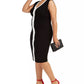 Planet Gold Women's Trendy Plus Size Lace-Up Bodycon Dress Black Size 2X