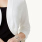 Jessica Howard Women's Bolero Cardigan white Size Small