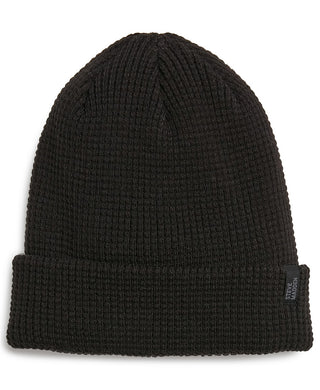 Steve Madden Men's Ribbed Beanie Black One Size