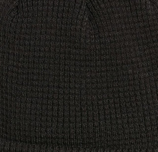 Steve Madden Men's Ribbed Beanie Black One Size